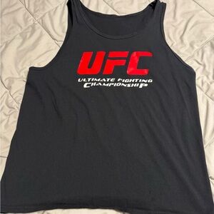 UFC Black Tank Top
